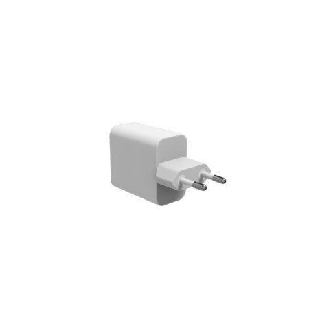 Mophie ROC GaN - ładowarka sieciowa, 2x USB-C, 45W (white)