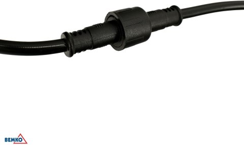 SOLARNA GIRLANDA OGRODOWA LED BEMKO SOLBEE 3W 3000K 10SZT 10M IP65 CZARNA C83-SOB-003BL-3K