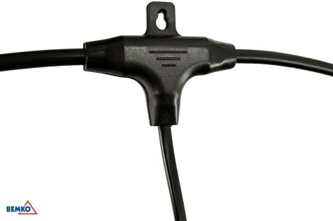 SOLARNA GIRLANDA OGRODOWA LED BEMKO SOLBEE 3W 3000K 10SZT 10M IP65 CZARNA C83-SOB-003BL-3K