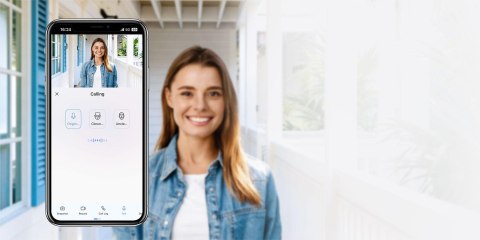 Wizjer do drzwi Ezviz CP4 2MP Wi-Fi srebrny