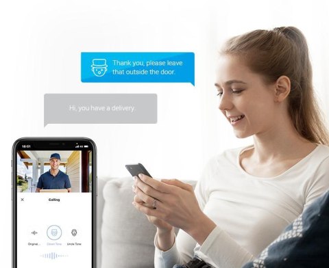 Wizjer do drzwi Ezviz CP4 2MP Wi-Fi srebrny