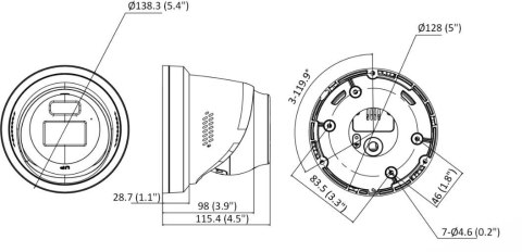 Kamera IP Hikvision DS-2CD2367G3-LIS2UY/SRB(2.8mm)BLACK