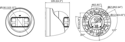 Kamera 4w1 Hikvision DS-2CE72KF3TP-DLS(180°)