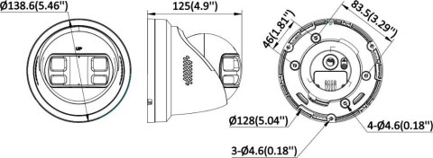 Kamera IP Hikvision DS-2CD2387G3P-LIS2UY/SL(180°)(O-STD)
