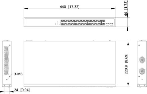Switch Hikvision DS-3E1528P-EI