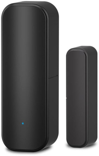 Czujnik magnetyczny otwarcia Drzwi Okna Kontaktron Czarny Wi-Fi TUYA