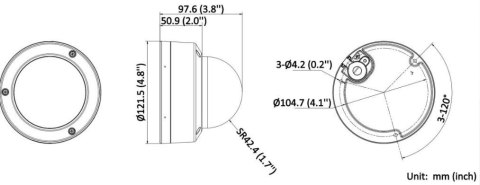 KAMERA IP HIKVISION DS-2CD3163G2-ISU(2.8mm)(B)