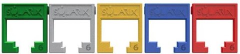Moduł Keystone beznarzędziowy samozaciskowy SOLARIX Cat.6 UTP RJ45 RAL czarny