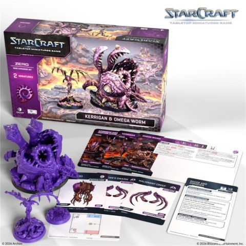 GRA STARCRAFT: KERRIGAN & OMEGA WORM - ZERG - HERO EXPANSION SET (EN) - ARCHON