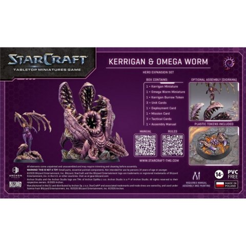 GRA STARCRAFT: KERRIGAN & OMEGA WORM - ZERG - HERO EXPANSION SET (EN) - ARCHON