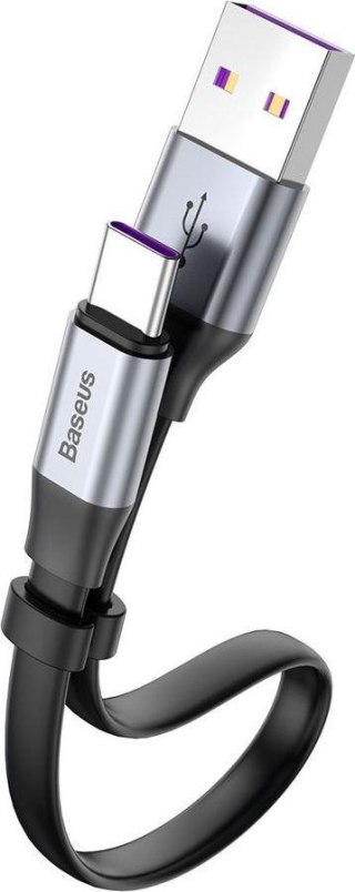 Baseus Simple płaski kabel przewód USB / USB Typ C SuperCharge 5A 40W Quick Charge 3.0 QC 3.0 23cm