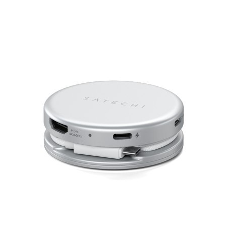 Satechi OntheGo 5-in-1 Multiport Adapter - adapter do urządzeń mobilnych (USB-C 5 Gbps, USB-A 5 Gbps, HDMI 4K, czytnik kart SD 1