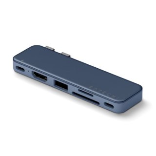 Satechi USB-C Snap Hub - adapter do urządzeń mobilnych (USB-C 5 Gbps, USB-A 5 Gbps, HDMI 4K, czytnik kart micro/SD 104 MB/s, USB