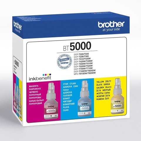 Zestaw tuszy Brother Multipack BT5000CMY 3x5k