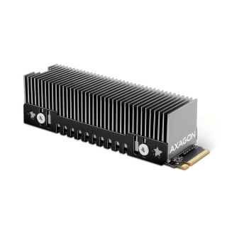 Radiator do dysków Axagon CLR-M2XT aluminiowy pasywny M.2 SSD