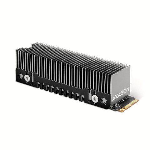 Radiator do dysków Axagon CLR-M2XT aluminiowy pasywny M.2 SSD