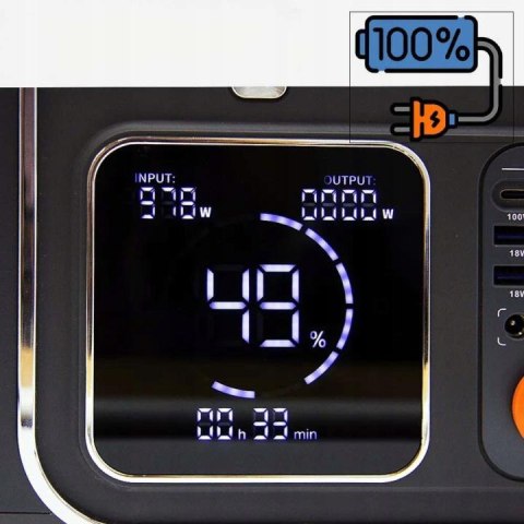 Przenośna stacja zasilania Orllo1200W/1500W Magazyn Energii LIFEPO4 EVE