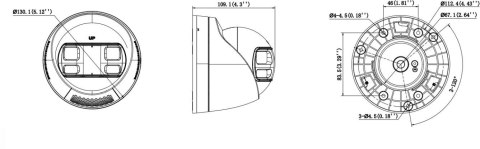 Kamera IP Hikvision DS-2CD1383G2P-LIUF/SL(2mm)