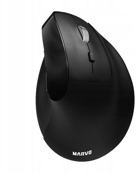 Mysz bezprzewodowa Marvo HIPO czarna, 1600DPI