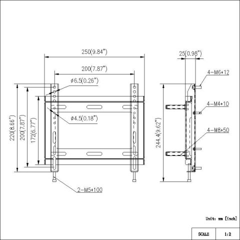 Monitor Hikvision DP-D501940-1X1-Q1-NW-Q0.1-TY/V200