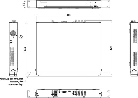 Rejestrator 5w1 Hikvision iDS-7208HUHI-M2/XT/4A+8/4ALM
