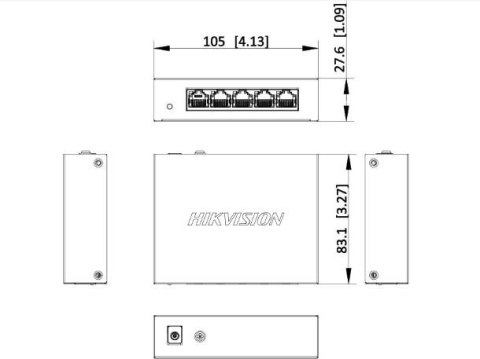 Switch Hikvision DS-3E0505-O
