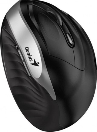 Mysz bezprzewodowa Genius Ergo 8250S czarno-srebrna, 1600DPI