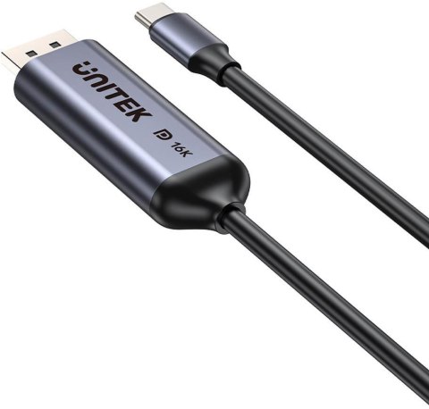 Kabel Dwukierunkowy Unitek USB-C - DisplayPort 16K 80Gbps HDR 1,8 m