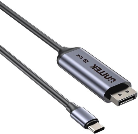 Kabel Dwukierunkowy Unitek USB-C - DisplayPort 16K 80Gbps HDR 1,8 m