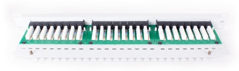 PATCH PANEL UTP CAT.6 24 PORTY SZARY PGF-6UTP24-B5-G GETFORT
