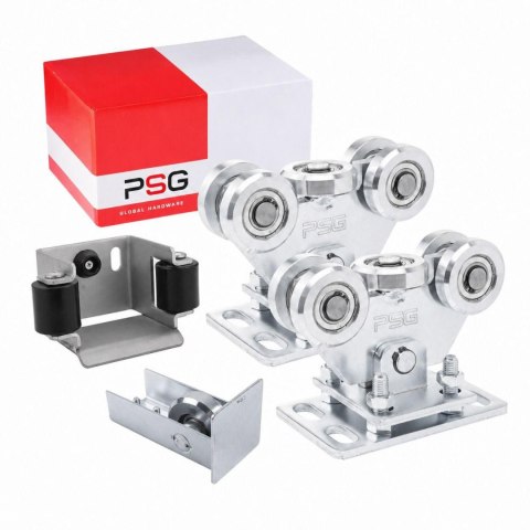 Pakiet wózków jezdnych PSG 60.00P.80.19 do bram przesuwnych do szyny 80x80x5 mm