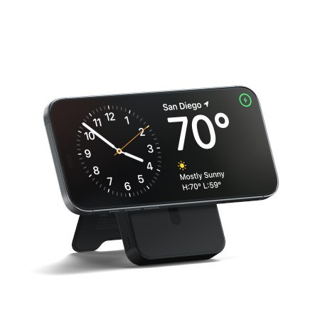Satechi OntheGo Powerbank 10K - magnetyczny powerbank z podstawką 10000 mAh kompatybilny z MagSafe i Qi2 (black)