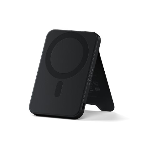 Satechi OntheGo Powerbank 5K - magnetyczny powerbank z podstawką 5000 mAh kompatybilny z MagSafe i Qi2 (black)