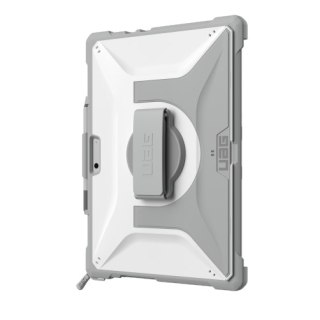 UAG Plasma - obudowa ochronna z wbudowaną podstawką oraz paskiem na dłoń i ramię do Microsoft Surface Pro 9/10/11 (white/gray)