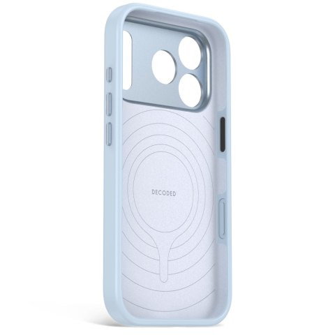 Decoded AntiMicrobial Silicone Backcover - etui do iPhone 18 Pro / 17 Pro kompatybilne z MagSafe (sky blue)