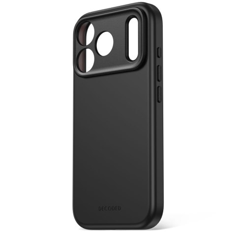 Decoded AntiMicrobial Silicone Backcover - etui do iPhone 18 Pro Max / 17 Pro Max kompatybilne z MagSafe (carbon black)