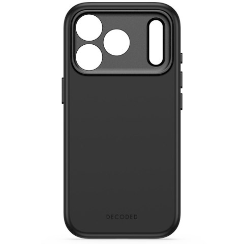Decoded AntiMicrobial Silicone Backcover - etui do iPhone 18 Pro Max / 17 Pro Max kompatybilne z MagSafe (carbon black)
