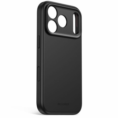 Decoded AntiMicrobial Silicone Backcover - etui do iPhone 18 Pro Max / 17 Pro Max kompatybilne z MagSafe (carbon black)