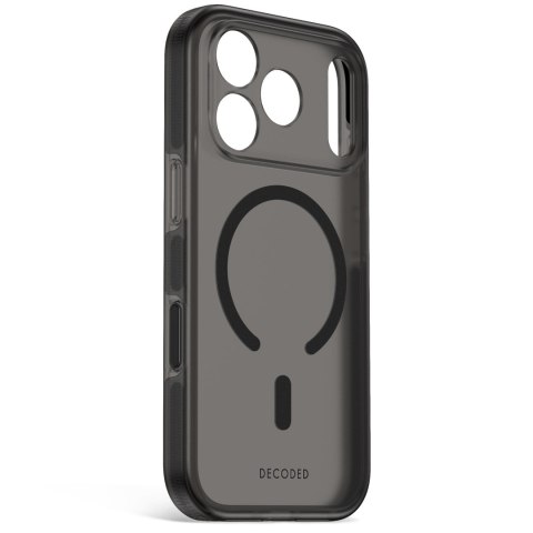 Decoded DropTec Transparent Backcover - etui do iPhone 18 Pro / 17 Pro kompatybilne z MagSafe (frosted black)