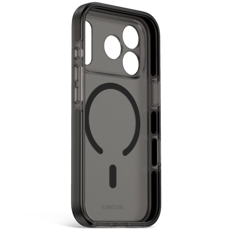 Decoded DropTec Transparent Backcover - etui do iPhone 18 Pro / 17 Pro kompatybilne z MagSafe (frosted black)