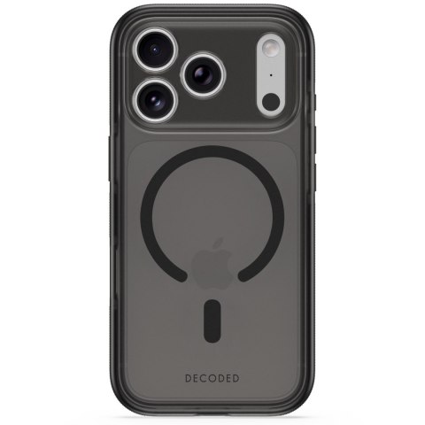 Decoded DropTec Transparent Backcover - etui do iPhone 18 Pro / 17 Pro kompatybilne z MagSafe (frosted black)