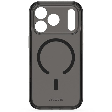 Decoded DropTec Transparent Backcover - etui do iPhone 18 Pro Max / 17 Pro Max kompatybilne z MagSafe (frosted black)