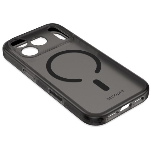 Decoded DropTec Transparent Backcover - etui do iPhone 18 Pro Max / 17 Pro Max kompatybilne z MagSafe (frosted black)