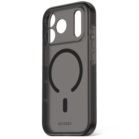Decoded DropTec Transparent Backcover - etui do iPhone 18 Pro Max / 17 Pro Max kompatybilne z MagSafe (frosted black)