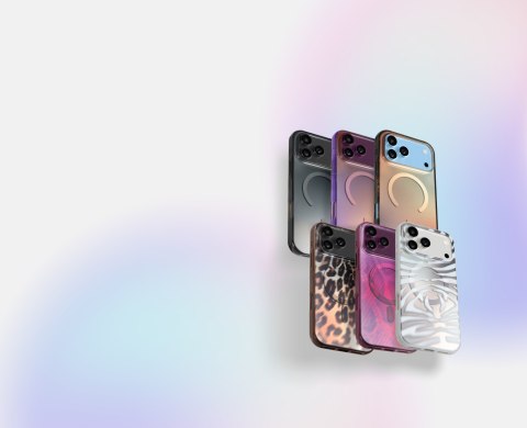 Laut Huex Wave - etui do iPhone 18 Pro / 17 Pro kompatybilne z MagSafe (pearl zebra)