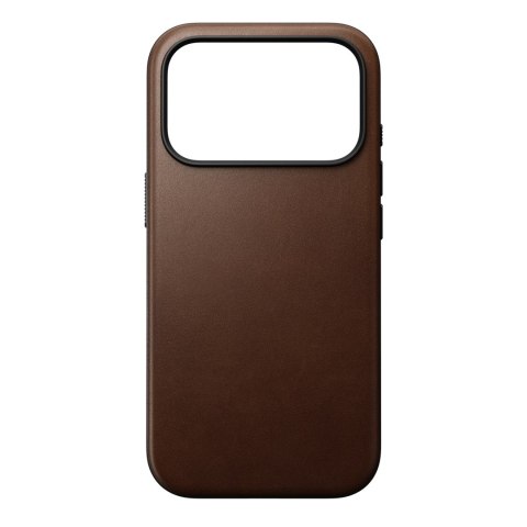 NOMAD Modern Leather Case - etui do iPhone 18 Pro / 17 Pro kompatybilne z MagSafe, skóra Camino (brown)