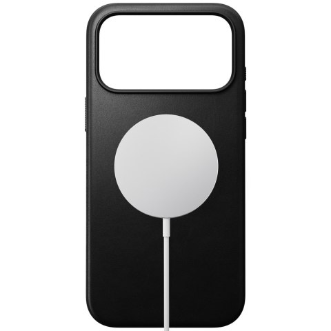 NOMAD Modern Leather Case - etui do iPhone 18 Pro Max / 17 Pro Max kompatybilne z MagSafe, skóra Camino (black)
