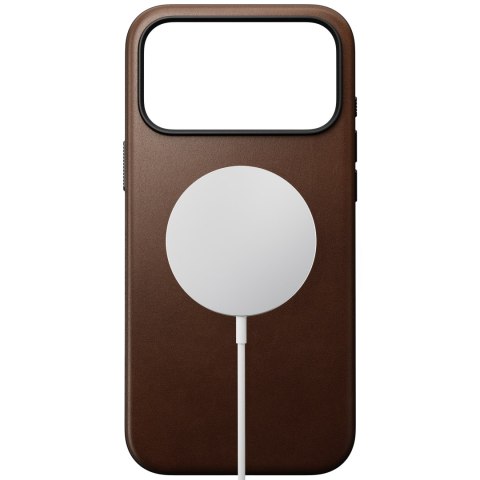 NOMAD Modern Leather Case - etui do iPhone 18 Pro Max / 17 Pro Max kompatybilne z MagSafe, skóra Camino (brown)