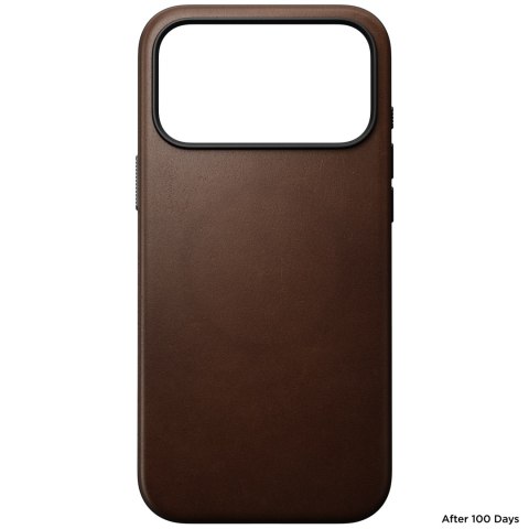 NOMAD Modern Leather Case - etui do iPhone 18 Pro Max / 17 Pro Max kompatybilne z MagSafe, skóra Camino (brown)