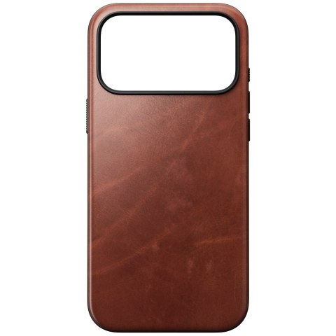 NOMAD Modern Leather Case - etui do iPhone 18 Pro Max / 17 Pro Max kompatybilne z MagSafe, skóra Horween (olde dublin)